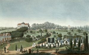 Vista del cementerio de Père Lachaise desde la entrada de Pierre Courvoisier